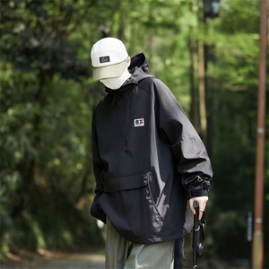 防紫外线冲锋衣男夏轻户外速干防晒皮肤衣服夹克外套HT73