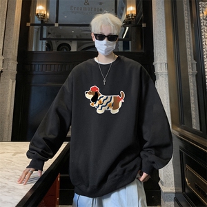 ！圆领卫衣男装港风长袖t恤男外套男 WY550-特P23图片