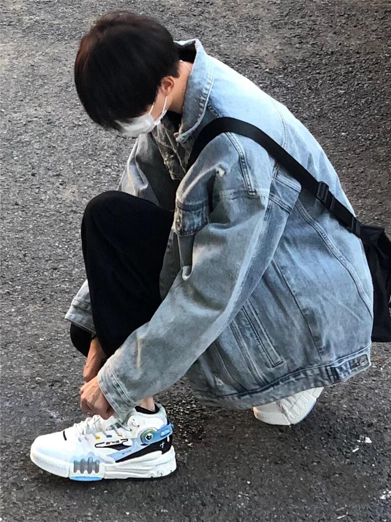 秋季牛仔外套男潮流夹克男外套休闲中性百搭上衣JK611-P60,男装工装外套,电商D202-1