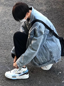 秋季牛仔外套男潮流夹克男外套休闲中性百搭上衣JK611-P60图片