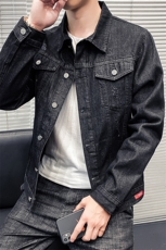 店主风秋季男士牛仔外套新款衣服韩版潮流大码百搭夹克8123，男装夹克，电商A318
