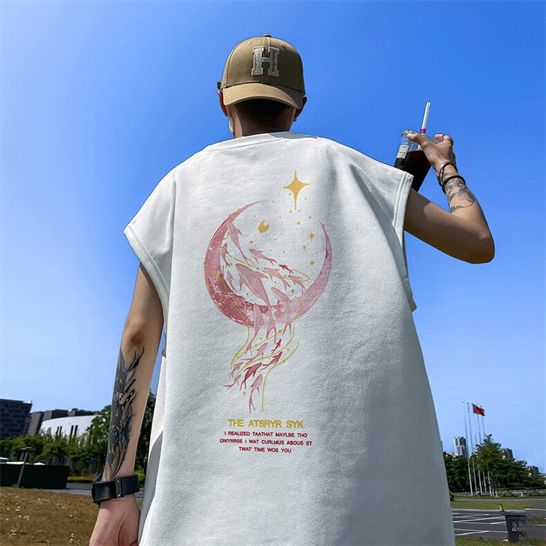 量大优供视频得物直播品220克夏季麂皮绒背心无袖T恤BJ220,男装T恤,电商A486