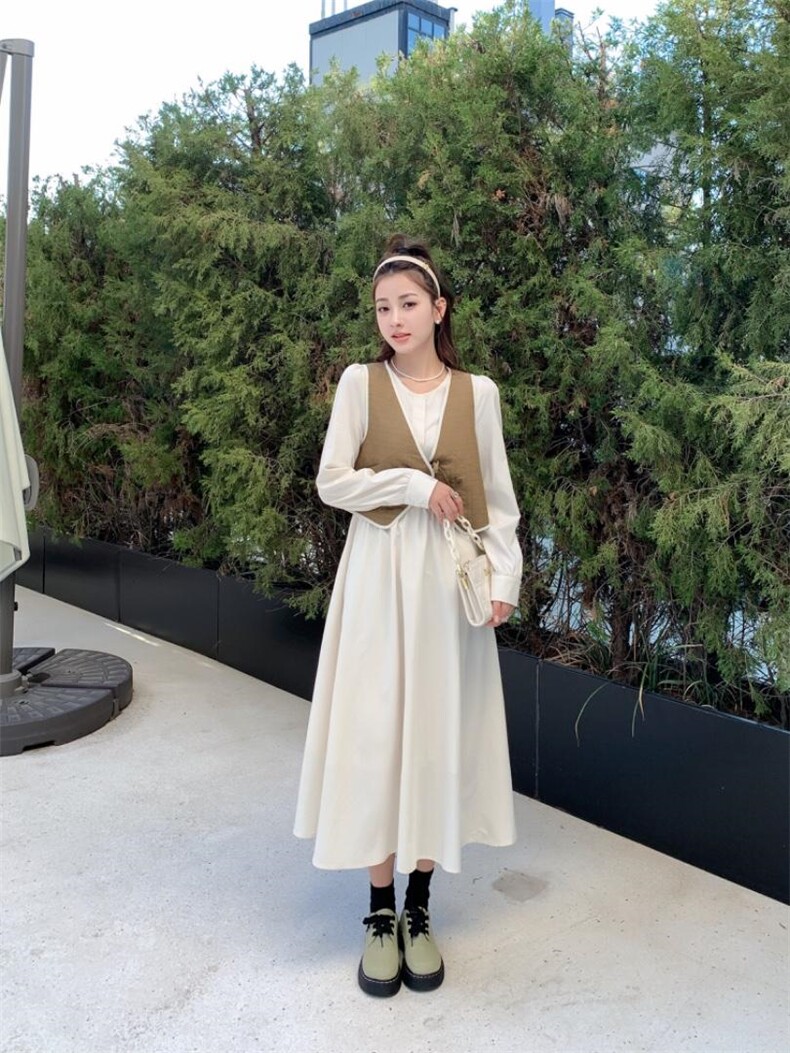 秋季两件套布裙，其它，吉之红