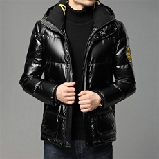 中年男羽绒服2023冬新款爸爸装中老年厚防寒外套QLMF20825-P315，男装羽绒服，电商B212（原钱塘6029）