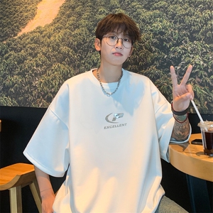 ！2025夏季新款男士麂皮绒短袖T恤半袖衫TL2402特P23控38图片