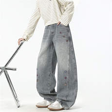 2026春装弯刀裤牛仔裤D309B-K226-P55，男装牛仔裤，电商D309B