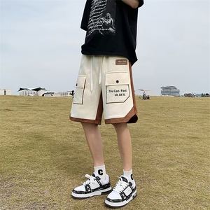 W230-P32 夏季五分裤工装短裤宽松日系中裤休闲运动裤子潮图片