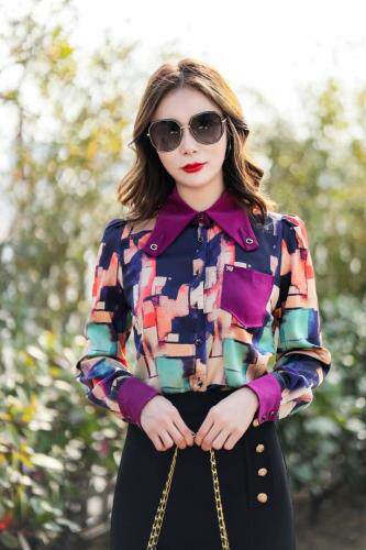 新款春装衬衣，欧美风，女装，欧以美