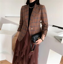 格子外套，其它，芝茗丽尔