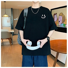 抖音得物供货2025特价T恤200克纯棉硅胶印花A158-T2551-P15，男装T恤，电商A158