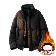 3D男女冬季加绒加厚立领保暖棉服大衣A406MY8817P85，男装棉衣，星座309（原A406）
