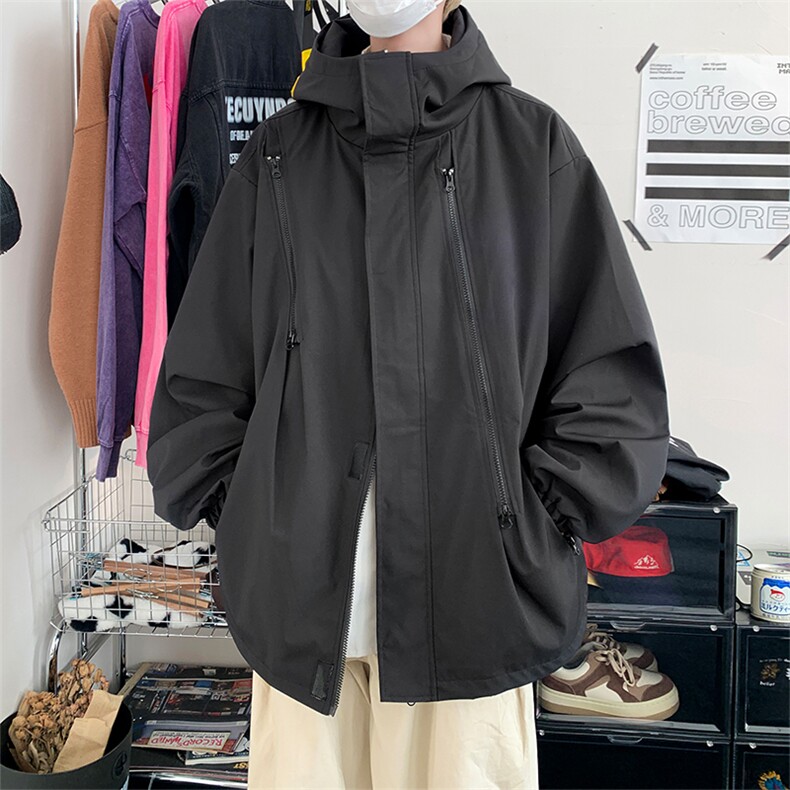 直播主推户外登山服夹克连帽冲锋衣三防夹克外套CF01-特P60,男装夹克,电商A486