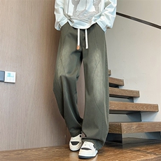 K2558-P55M-8XL秋季新款大码莱赛尔水洗牛仔裤美式休闲长裤控99，男装牛仔裤，星座109