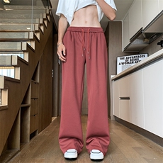 男夏季潮流宽松休闲运动裤子高街潮牌百搭直筒长裤，女装休闲裤，星座716-2