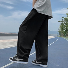 潮牌工装裤男宽松直筒休闲日系原宿风大口袋阔腿长裤K0746-P38，男装休闲裤，星座308B-1