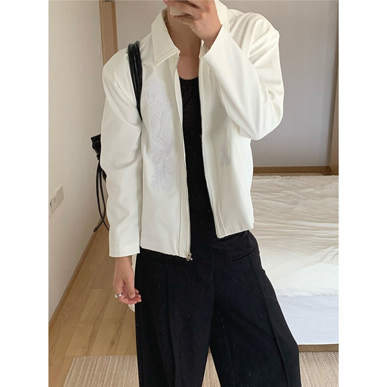 自家图+老钱风cleanfit雕花刺绣夹克外套W1331/特P70,男装夹克,电商B350