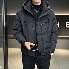 2024新款男士羽绒服冬季连帽羽绒外套B240-YR9817，男装羽绒服，电商B240