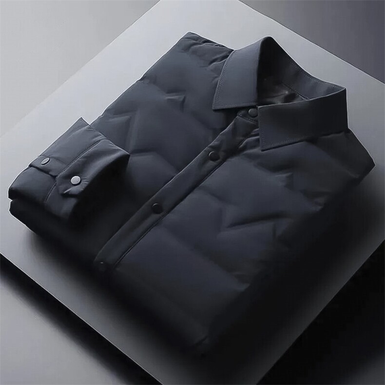90%白鸭绒男士羽绒服衬衫冬季轻薄外套2022星座1512-1-2803-P170,男装衬衫,星座1512