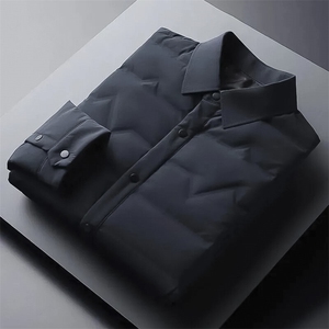 90%白鸭绒男士羽绒服衬衫冬季轻薄外套2022 星座1512-1-2803-P170图片