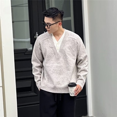 时尚新款ins百搭长袖毛衣潮流气质慵懒简约文艺流行日系原宿，男装针织衫/毛衣，星座506A
