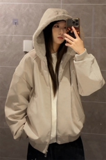 保暖舒适PU皮荔枝纹座山雕连帽新款棉衣男女外套M24988-特P85，男装棉衣，电商A001