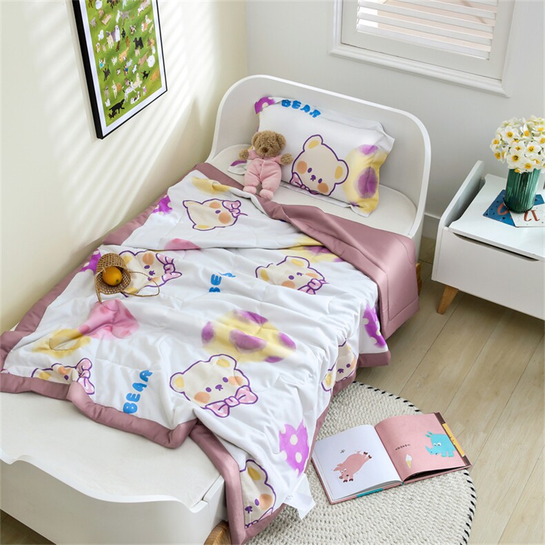 新款天丝蛋白120*150cm夏被被子被芯，被套/被芯，一起卖家纺