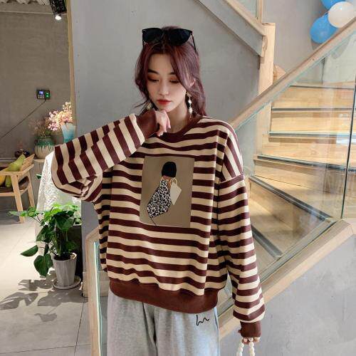 冬季条纹加水晶绒大气保暖不挑人，女装，优奇库