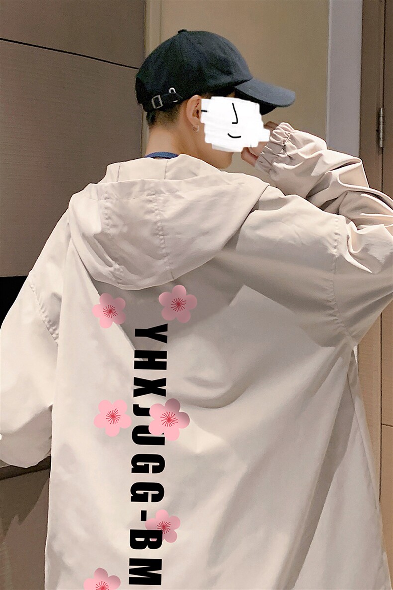 ！港风风衣男短款长袖夹克男休闲外套男上衣男DJK292-P45,男装夹克,电商B371