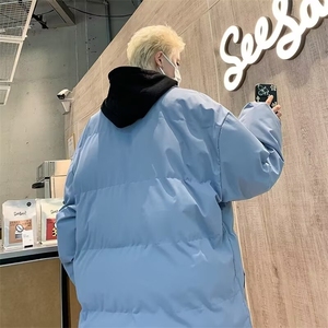 运动双面穿棉衣男女款冬季加厚保暖棉袄潮牌情侣面包棉服MW132