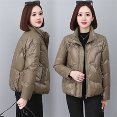 《现货冬装》4色可选立领羽绒服休闲短外套，女装羽绒服，婷思杰（原婷想服饰）