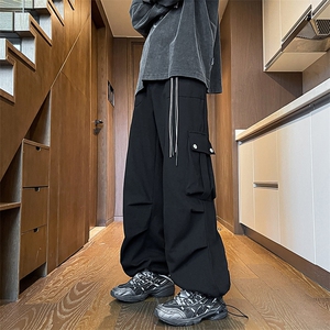加长版工装裤男高个子休闲裤伞兵裤188cm110裤子KZ012P78加绒88图片