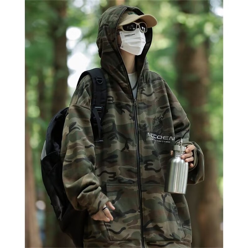 春季新款外套男开衫迷彩卫衣CW169P40,男装卫衣,星座1116-2
