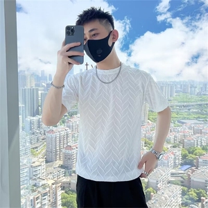 圆领短袖男夏季薄款新款内搭夏季打底衫 T193图片