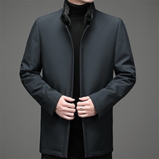 棉衣男中年商务休闲立领棉服外套爸爸装冬季加厚保暖男装商上衣，男装棉衣，电商B212（原钱塘6029）