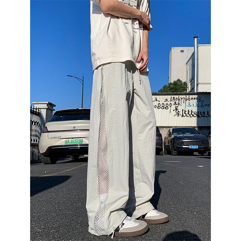 04夏季速干网眼冲锋裤户外束脚伞兵裤潮XZ211-1-K2433-P60控78,男装休闲裤,星座211-1