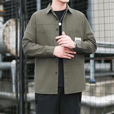 秋装新款男士纯棉长袖衬衫宽松休闲衬衣外套cs888-p40，男装衬衫，星座102C-1(原星座100)