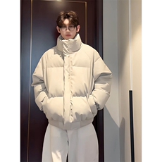 直播现货原版高品质冬季美式帆布皮棉服立体纹理加厚棉衣外套，男装棉衣，电商A486-1