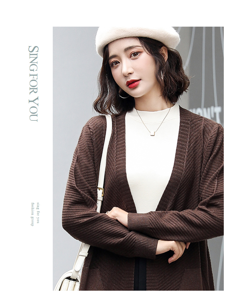 F0123 1280K ÁO KHOÁC NỮ SANTDN ÁO LEN DÀI QUÁ GỐI MÙA XUÂN THU ĐÔNG THỜI TRANG NỮ G04 SẢN PHẨM MỚI