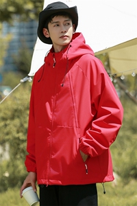 Cityboy情侣 时尚连帽冲锋衣外套夹克 团体班服图片