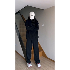 重磅秋冬北极绒双拉链毛衣开衫美式复古休闲慵懒风宽松针织衫外套，男装针织衫/毛衣，电商A486-1