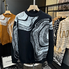 男士毛衣2025新款针织衫痞帅长袖打底衫MY0895-P55，男装针织衫/毛衣，星座308B-2