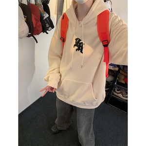 ！发泡印花！连帽圆领卫衣男装港风帽衫男 LM119-P35图片