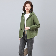 时尚保暖连帽棉服女短款宽松显瘦加绒外套冬季新款韩版百搭上衣，女装棉衣/棉服，依恋蒂丝