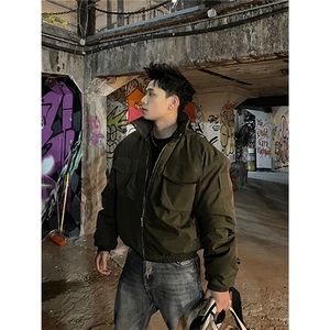 【有货】DM5016-P95美式冬季棉服男高级感宽松加厚痞帅短款潮图片