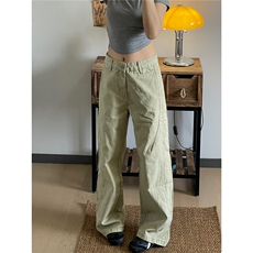 复古直筒宽松卡其修身显瘦净版做旧潮男女休闲牛仔裤MK1316P56，男装牛仔裤，星座1013-5