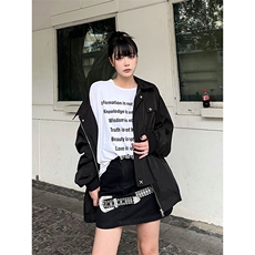 B221美式ins高街暗黑金属感宽松休闲外套上衣SY2303-P90控118，男装夹克，电商B221