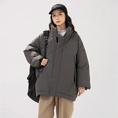 现货美式高街休闲夹克冬季立领纯色三防户外工装加厚棉服外套，男装夹克，电商A443