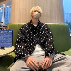 青春流行男春季夹克文艺潮外套破洞夹克C152P80，男装夹克，星座1116-2