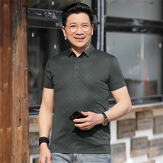 polo衫男士短袖t恤夏季新款薄款翻领半袖商务休闲翻领半袖上衣服，男装T恤，电商B212（原钱塘6029）