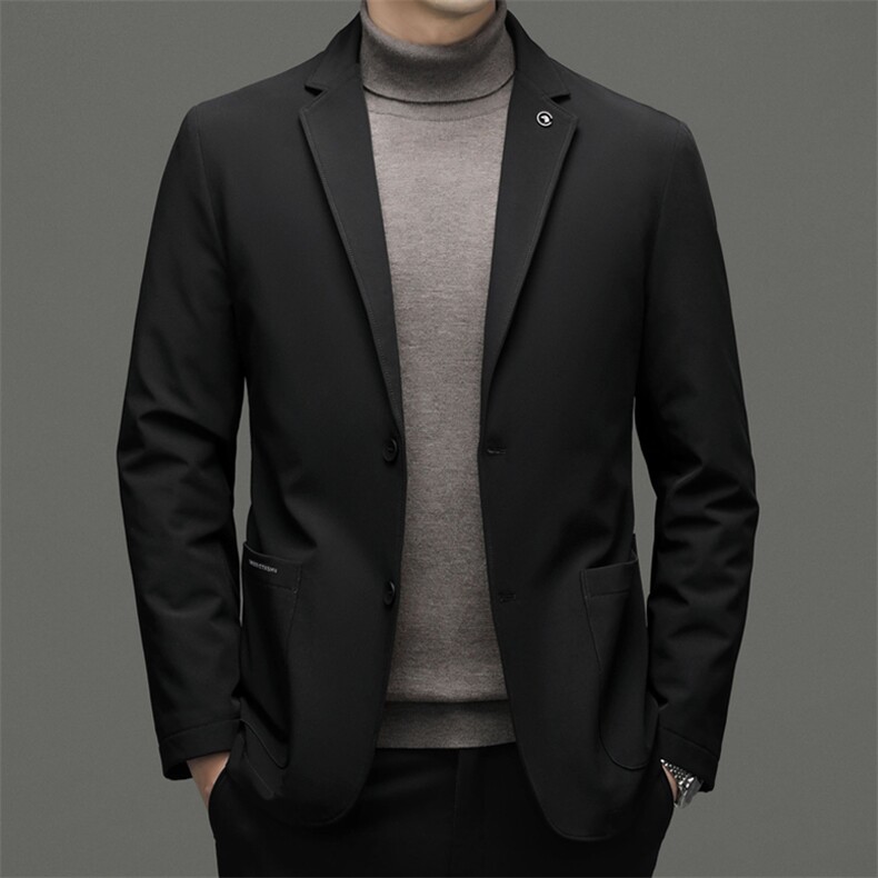 BZ8118主推西装羽绒服男士精品四面弹鸭绒85绒子含量单西羽绒,男装羽绒服,钱塘207-2